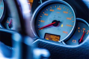 Blue Speedometer